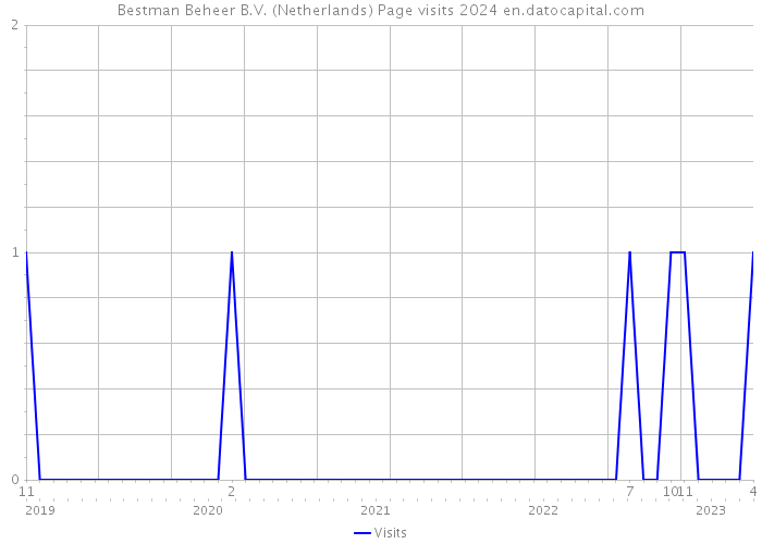Bestman Beheer B.V. (Netherlands) Page visits 2024 
