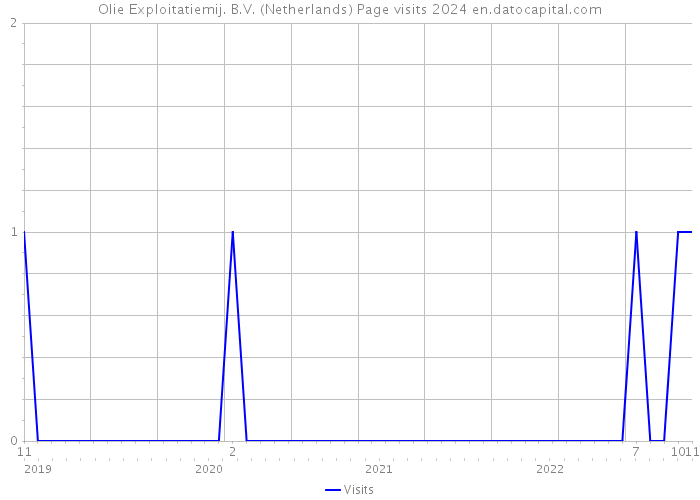 Olie Exploitatiemij. B.V. (Netherlands) Page visits 2024 
