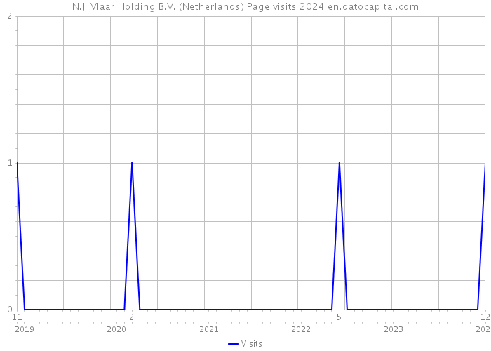N.J. Vlaar Holding B.V. (Netherlands) Page visits 2024 