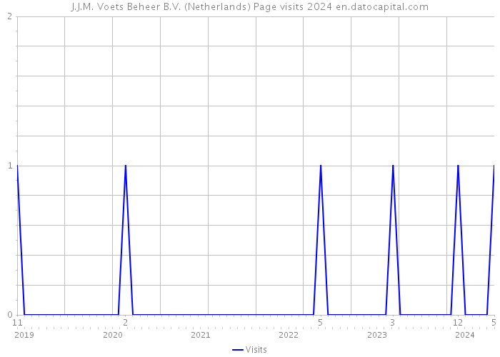 J.J.M. Voets Beheer B.V. (Netherlands) Page visits 2024 