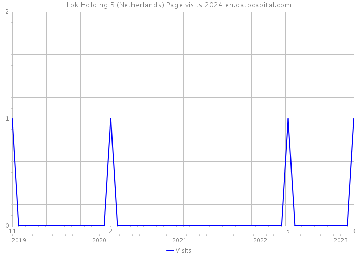 Lok Holding B (Netherlands) Page visits 2024 