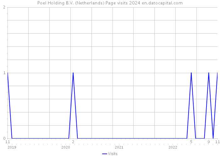 Poel Holding B.V. (Netherlands) Page visits 2024 