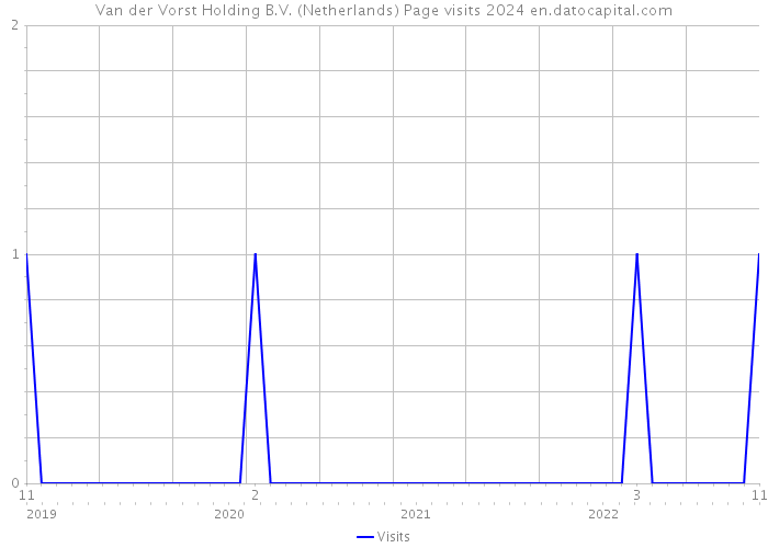 Van der Vorst Holding B.V. (Netherlands) Page visits 2024 