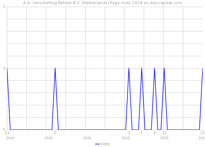 A.A. Verschelling Beheer B.V. (Netherlands) Page visits 2024 