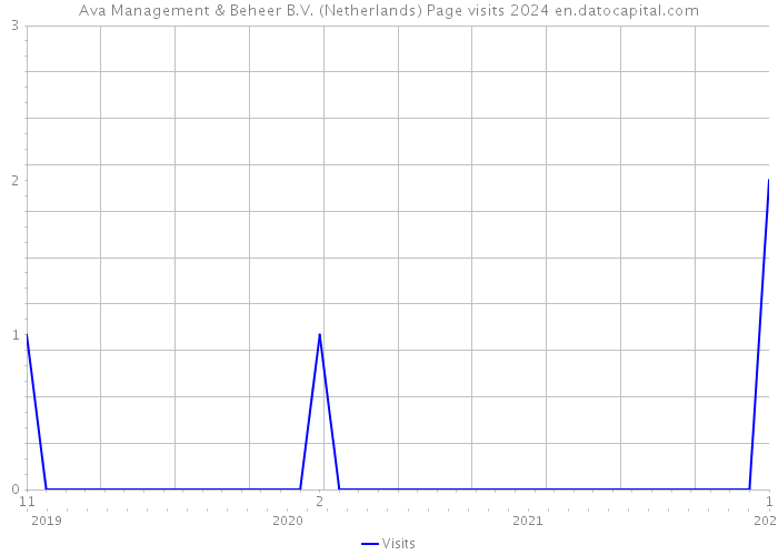 Ava Management & Beheer B.V. (Netherlands) Page visits 2024 