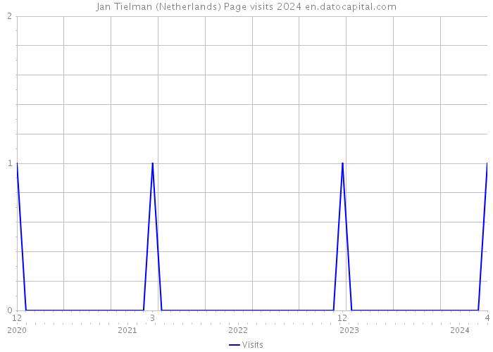 Jan Tielman (Netherlands) Page visits 2024 