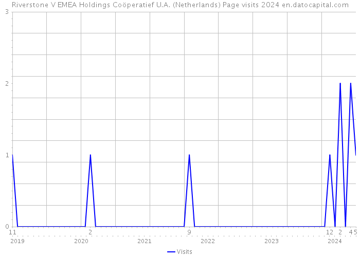 Riverstone V EMEA Holdings Coöperatief U.A. (Netherlands) Page visits 2024 