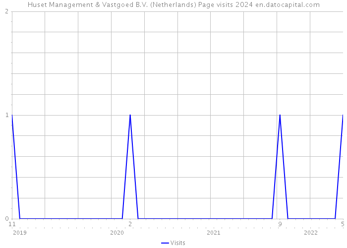 Huset Management & Vastgoed B.V. (Netherlands) Page visits 2024 