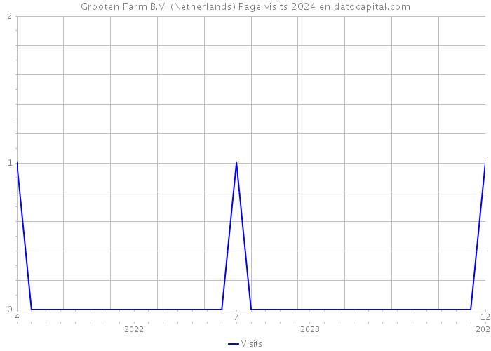 Grooten Farm B.V. (Netherlands) Page visits 2024 