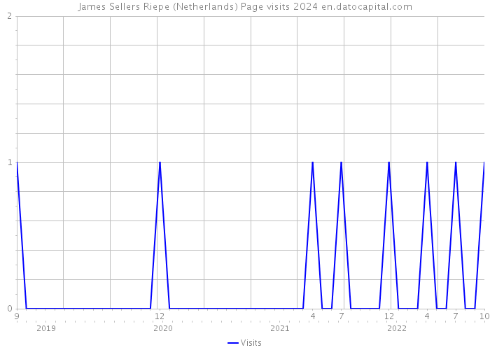 James Sellers Riepe (Netherlands) Page visits 2024 