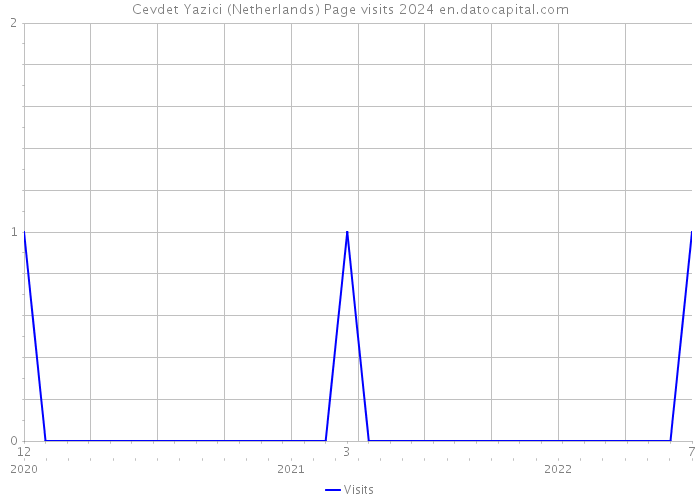 Cevdet Yazici (Netherlands) Page visits 2024 