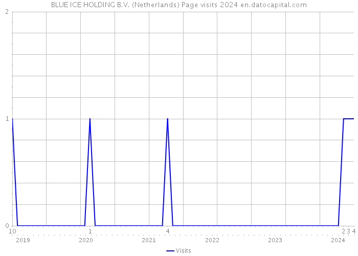 BLUE ICE HOLDING B.V. (Netherlands) Page visits 2024 