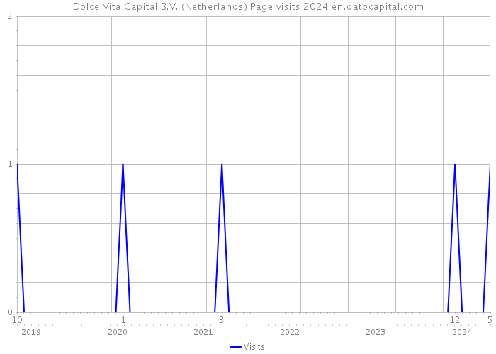 Dolce Vita Capital B.V. (Netherlands) Page visits 2024 