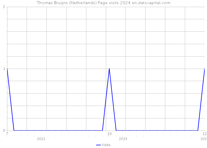 Thomas Bruijns (Netherlands) Page visits 2024 