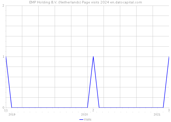 EMP Holding B.V. (Netherlands) Page visits 2024 