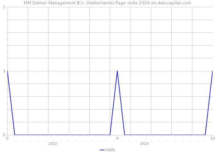 MM Dekker Management B.V. (Netherlands) Page visits 2024 