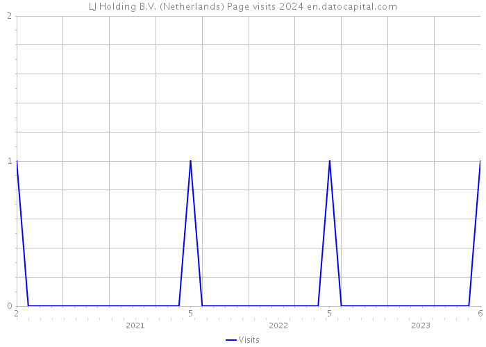 LJ Holding B.V. (Netherlands) Page visits 2024 