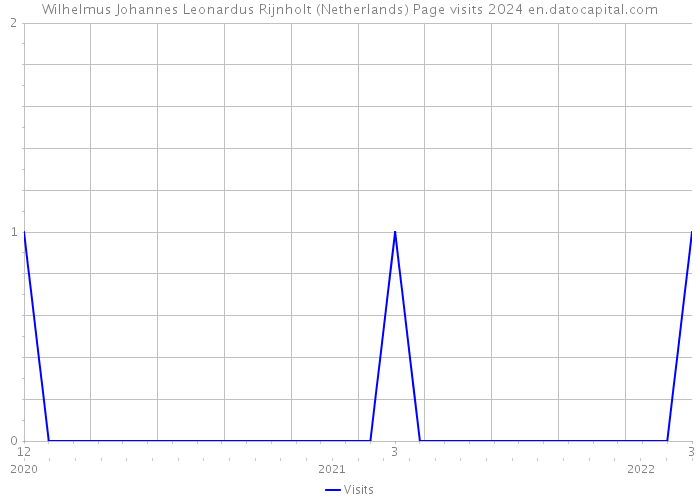 Wilhelmus Johannes Leonardus Rijnholt (Netherlands) Page visits 2024 