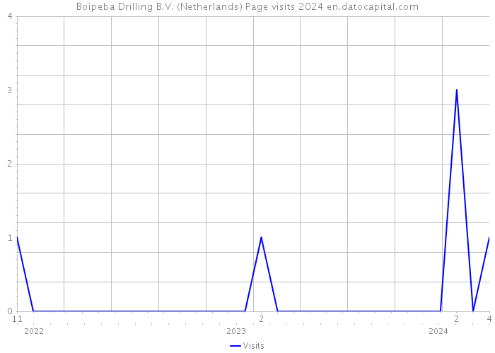 Boipeba Drilling B.V. (Netherlands) Page visits 2024 