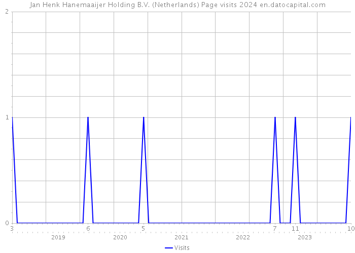Jan Henk Hanemaaijer Holding B.V. (Netherlands) Page visits 2024 