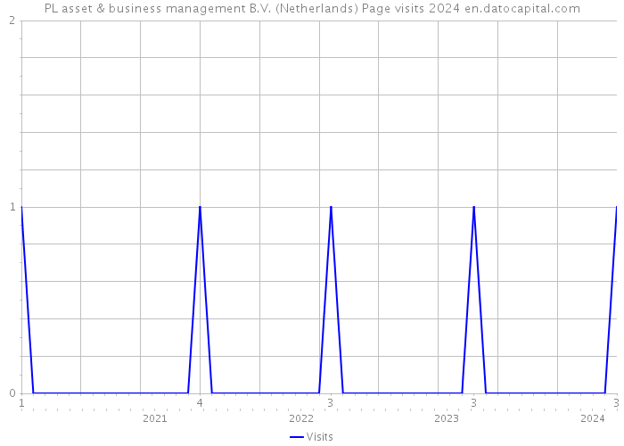 PL asset & business management B.V. (Netherlands) Page visits 2024 
