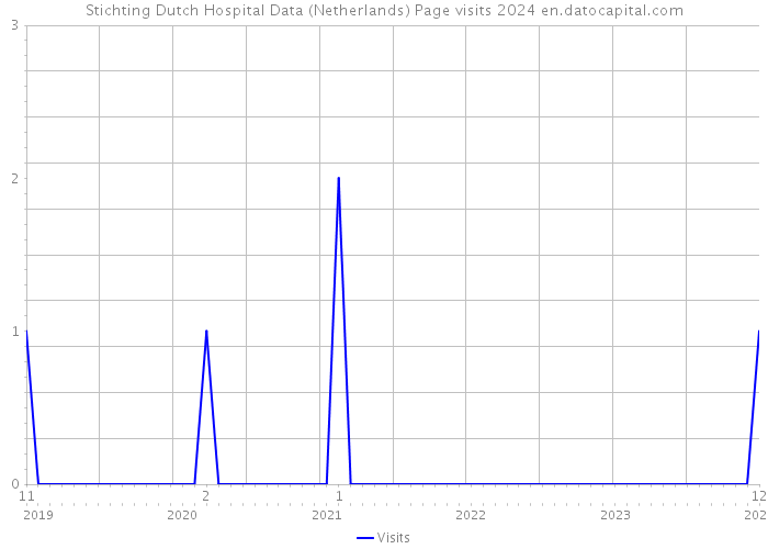 Stichting Dutch Hospital Data (Netherlands) Page visits 2024 