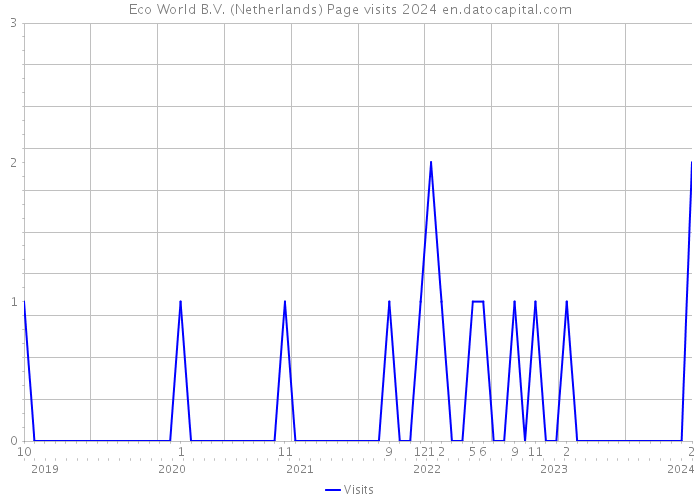 Eco World B.V. (Netherlands) Page visits 2024 