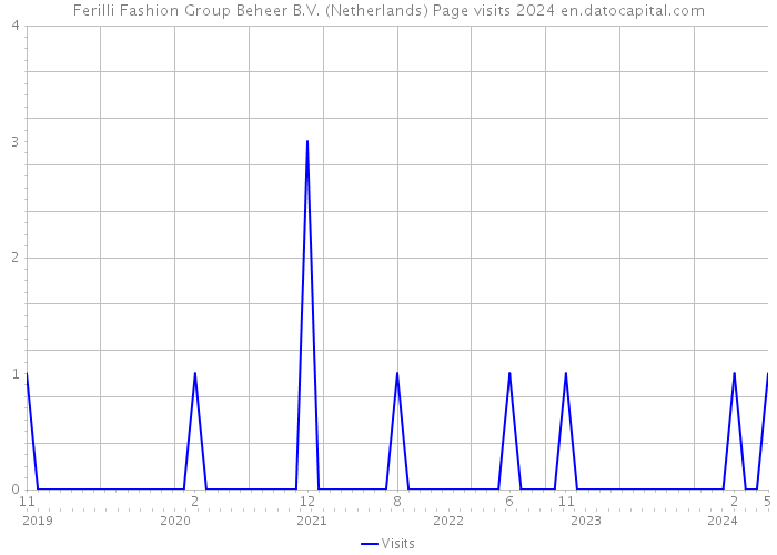 Ferilli Fashion Group Beheer B.V. (Netherlands) Page visits 2024 