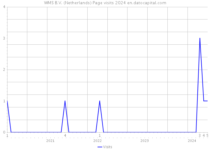 WMS B.V. (Netherlands) Page visits 2024 