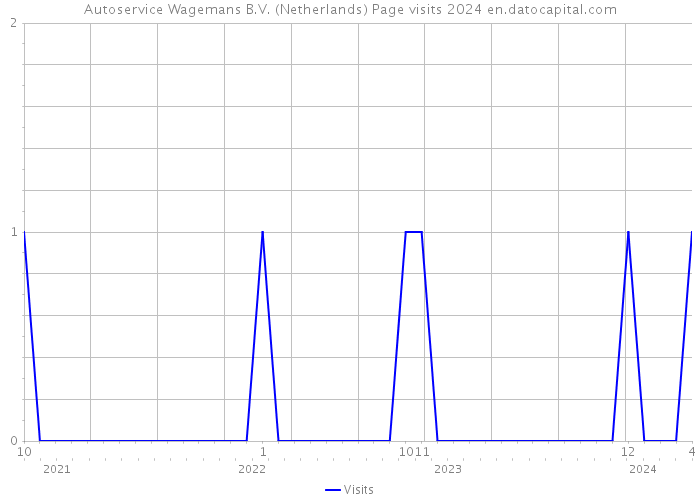 Autoservice Wagemans B.V. (Netherlands) Page visits 2024 