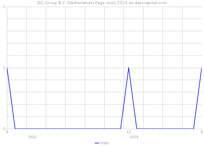 JSC Group B.V. (Netherlands) Page visits 2024 