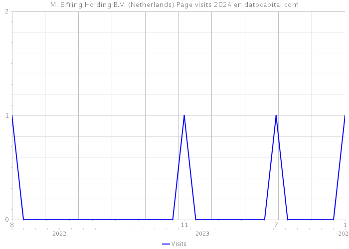 M. Elfring Holding B.V. (Netherlands) Page visits 2024 