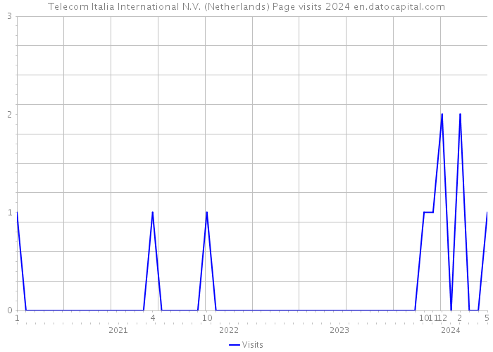 Telecom Italia International N.V. (Netherlands) Page visits 2024 