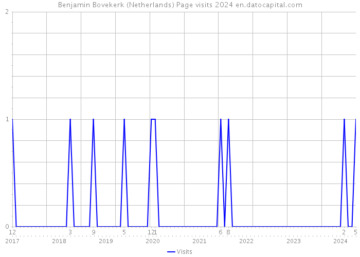 Benjamin Bovekerk (Netherlands) Page visits 2024 