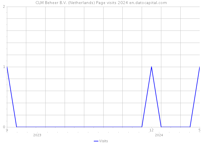 CLM Beheer B.V. (Netherlands) Page visits 2024 