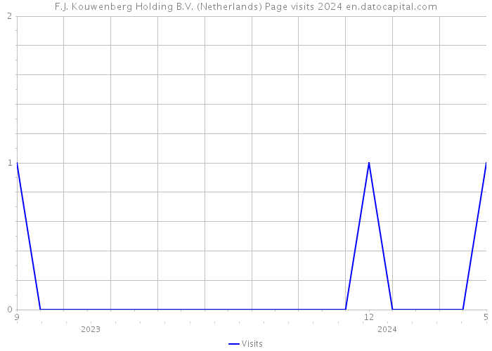 F.J. Kouwenberg Holding B.V. (Netherlands) Page visits 2024 