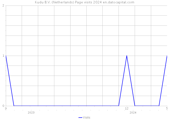 Kudu B.V. (Netherlands) Page visits 2024 