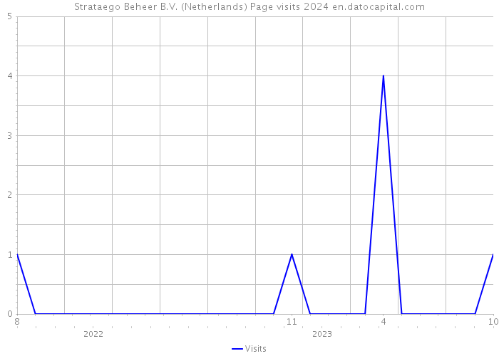 Strataego Beheer B.V. (Netherlands) Page visits 2024 