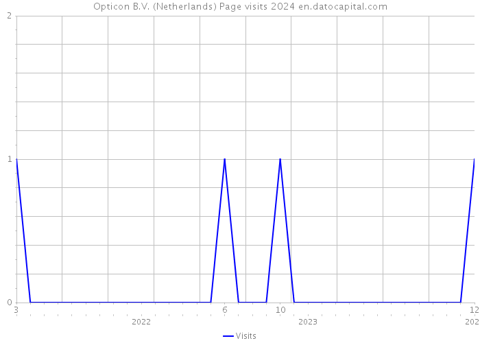 Opticon B.V. (Netherlands) Page visits 2024 