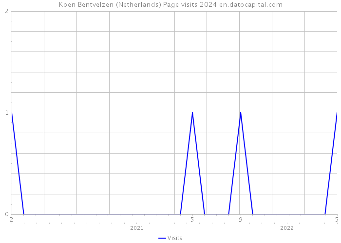 Koen Bentvelzen (Netherlands) Page visits 2024 