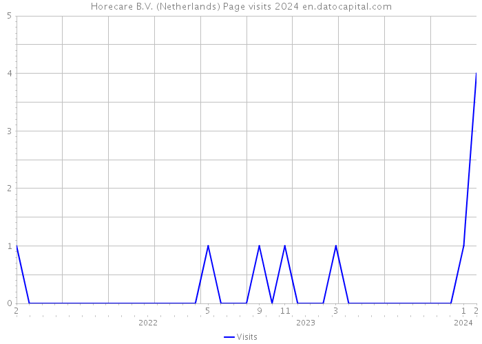Horecare B.V. (Netherlands) Page visits 2024 