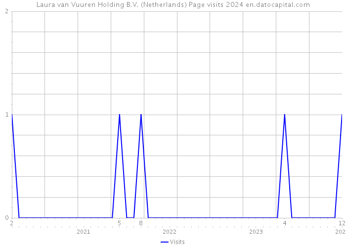 Laura van Vuuren Holding B.V. (Netherlands) Page visits 2024 