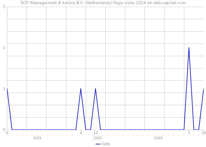 SCP-Management & Advies B.V. (Netherlands) Page visits 2024 