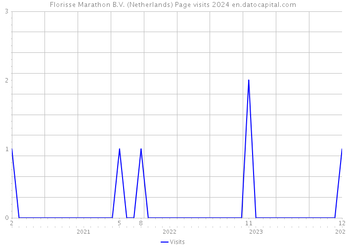 Florisse Marathon B.V. (Netherlands) Page visits 2024 
