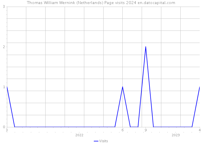 Thomas William Wernink (Netherlands) Page visits 2024 