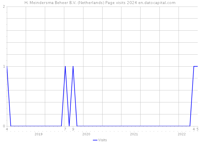 H. Meindersma Beheer B.V. (Netherlands) Page visits 2024 