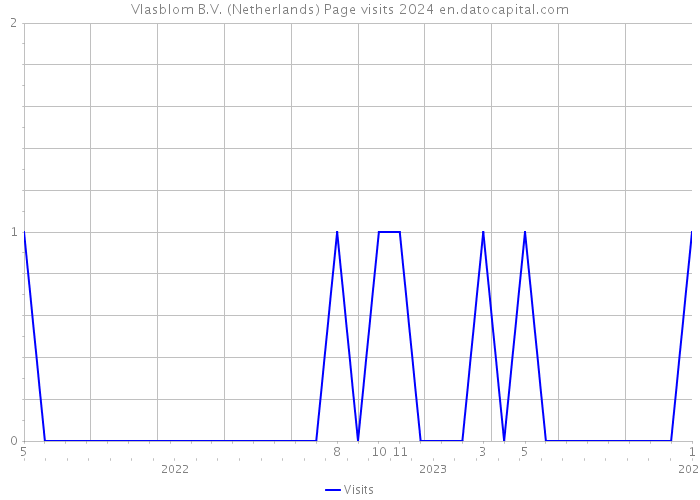Vlasblom B.V. (Netherlands) Page visits 2024 