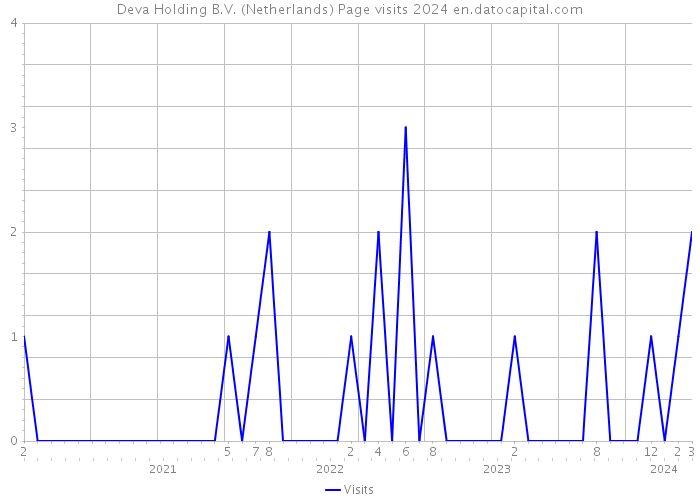 Deva Holding B.V. (Netherlands) Page visits 2024 