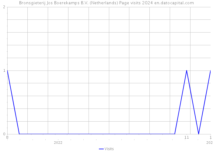 Bronsgieterij Jos Boerekamps B.V. (Netherlands) Page visits 2024 
