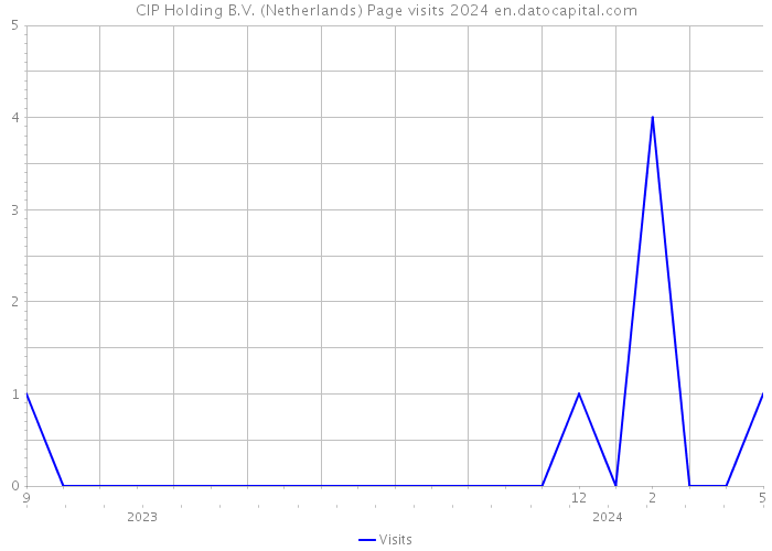 CIP Holding B.V. (Netherlands) Page visits 2024 